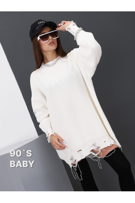 Свитер женский СВ-5.04 BABY 90`s молоко